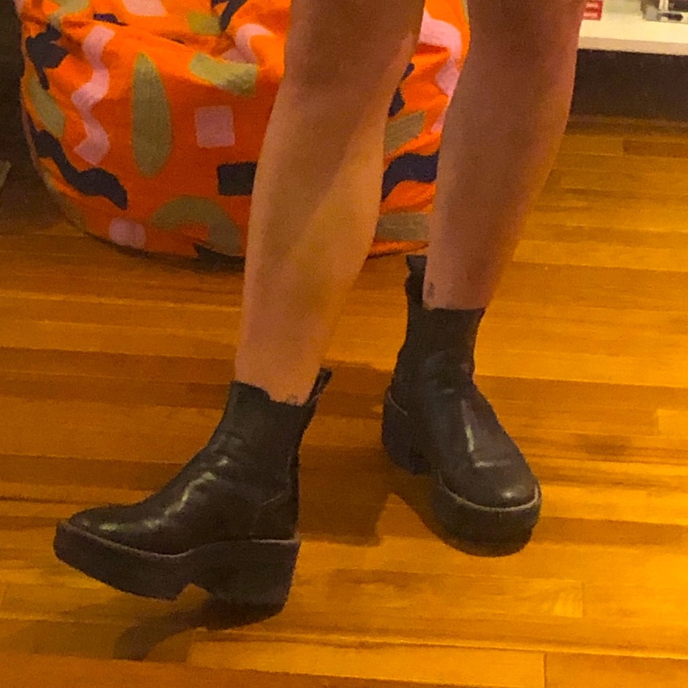 zara chunky boots